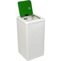 Poubelle circulaire BrickBin 65L Déchets organiques Blanc/ve - Image 7