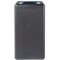 Poubelle circulaire BrickBin 65L Papier Noir/blue - Image 8