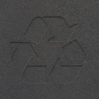 Poubelle circulaire BrickBin 65L Plastiques gris / orange - Image 8