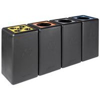 Poubelle circulaire à gobelets BrickBin Cups 65L noir/jaune - Image 8