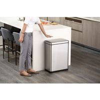Poubelle Deluxe Phantom Sensor Bin 20+20 L inox mat - Image 3