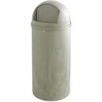 Poubelle marshall Dome - 95L - Beige - Rubbermaid - Image 2