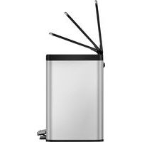 Poubelle à pédale Essential Recycler Step Bin 20+9 L inox ma - Image 2