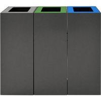 Unité modulaire pour tri sélectif 60L Gris foncé - Image 9