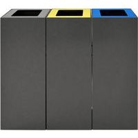 Unité modulaire pour tri sélectif 60L Gris foncé - Image 2