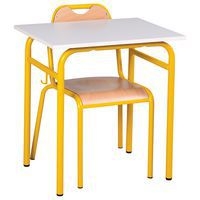Lot de 30 tables Romane + chaises Etude 4 pieds - Manutan Expert - Image 2
