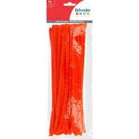 Lot 50 chenilles 0,8x30 cm orange - Image principale