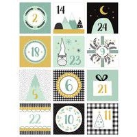 Stickers carrés en attendant noel (x24) - Image 3