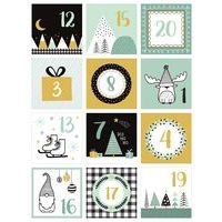 Stickers carrés en attendant noel (x24) - Image 2