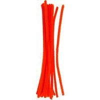 Lot 50 chenilles 0,8x30 cm orange - Image 2