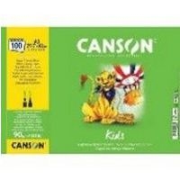 Paquet 100 feuilles dessin blanc 29,7x42cm 90g Canson Kids - Image principale