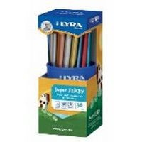 Pot de 36 crayons de couleur métallisés gros module Lyra - Image principale