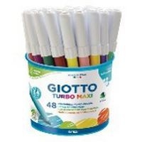 Pot plastique 48 feutres pointe extra large - Image principale