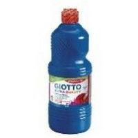Flacon 1 litre gouache liquide giotto avec bouchon doseur - bleu outremer - Image principale
