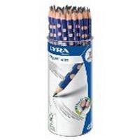 Crayons graphite Lyra Groove Slim triangulaire (Pot de 48) - Image principale
