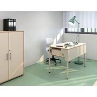 Armoire Emmy  3 compartiments intérieurs  2 portes vert  serrure-MIRPLAY School - Image 3