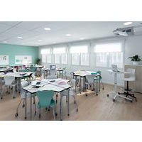 Chaise recyclée sur roulettes Mia Castors - Mirplay School - Image 8