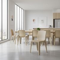 Chaise empilable Denver, M2, beige - Image 2