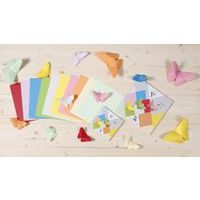 Paquet de 100 feuilles de papier origami 20 x 20 cm couleurs - Image 2