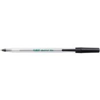 Stylo bille corps transparent pointe 1 mm tracé 0,32 mm noir - Image 2