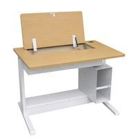 Poste Man Modulo escamotable, support UC avec barre - Manutan Expert - Image 4
