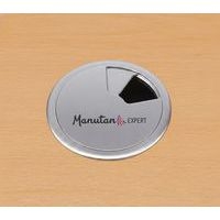 Obturateur passe-cable rond Ø 80 mm Aluminium - Manutan Expert - Image 2