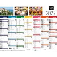 Lot de 10 Calendrier fantaisie fr tradition par 10 - 43x33,5cm - Image principale