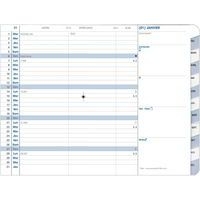 Agenda mensuel 2025 12 mois Club Plain - 10x15 cm - Noir - Image 2