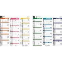 Lot de 10 Calendrier origami 13 fr arc en ciel par 10 - 26x13cm - Image 2