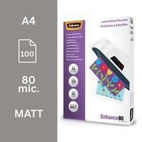 Pochette plastification A4 80 microns par face MAT (boîte de 100) - Image 4