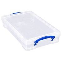 Bac de rangement plastique à couvercle clipsé 6L - Image principale