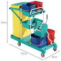 Chariot de nettoyage Green-Line Plus 2 x 15 L - Image 3
