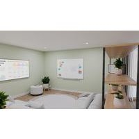 PROFESSIONAL tableau blanc 120x120cm Émail blanc - Image 2
