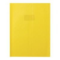 Protège-cahier+ grain madras 22/100ème 24x32 cm jaune - Image principale