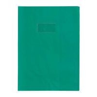 Protège-cahier grain cuir 20/100ème 21x29,7 cm vert - Image principale