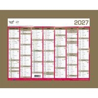 Lot de 10 Calendrier banque fr or par 10 - 27x21cm - Image principale