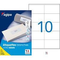 1000 Étiquettes adhésives blanches 105 x 57 mm - Image 2