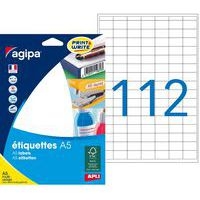 Etui A5 de 1792 étiquettes blanches multi-usages 12 x 18,3mm - Image 3