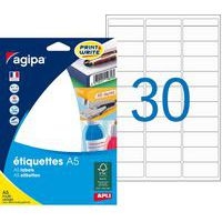 Etui A5 de 480 étiquettes blanches multi-usages 19 x 38 mm - Image 3