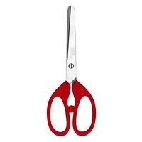 Ciseaux gaucher symétriques 17 cm acier inox bouts ronds - Image principale
