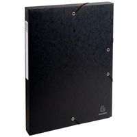 Boite de classement exabox carte lustrée dos 25 mm noir - Image principale
