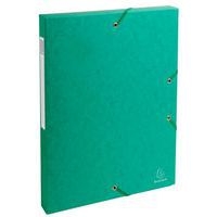 Boite de classement exabox carte lustrée dos 25 mm vert - Image principale
