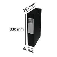Boite de classement exabox carte lustrée dos 60 mm noir - Image 5
