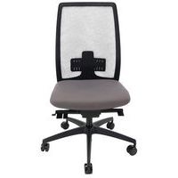 Chaise de bureau Oregon dos résille noire assise gris moyen - Image 9