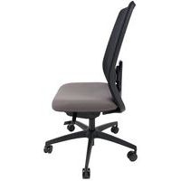 Chaise de bureau Oregon dos résille noire assise gris moyen - Image 6