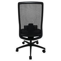 Chaise de bureau Oregon dos résille noire assise gris moyen - Image 8