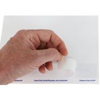 Étiquette autocollante ultra-résistante blanche - Impression Laser - Image 3