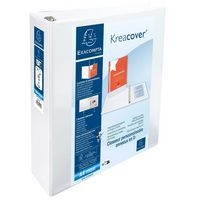 Classeur polypro personnalisable blanc A4 maxi dos 9 cm - Image principale