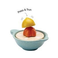 Ensemble de presse-agrumes et fruits en bois - Image 2