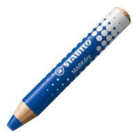 Schoolpack 30 crayons marqueurs MARKdry bleu + 2 taille-cray - Image 4